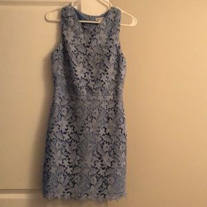 Club Monaco blue lace dress